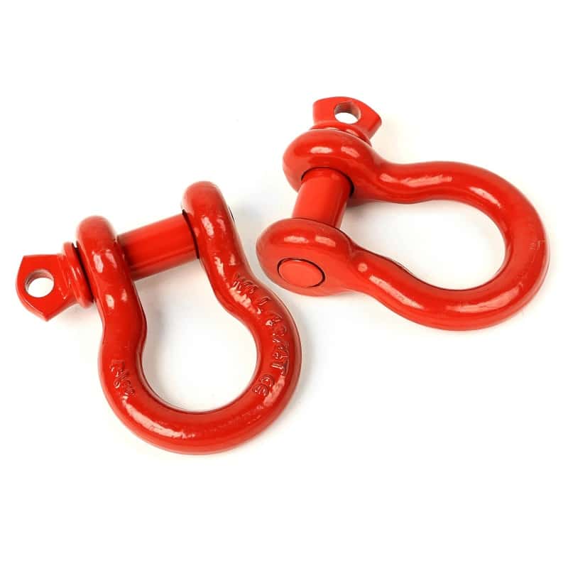Rugged Ridge — Rugged Ridge Red 3/4in D-Shackles
OFFROAD_RECOVERY
D-Ring - view 3