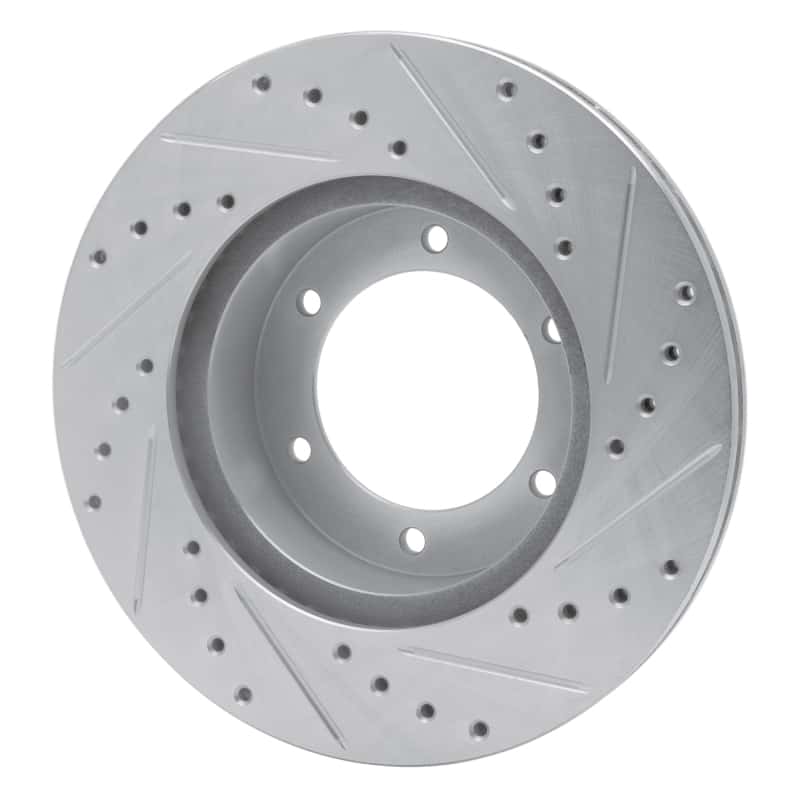 R1 Concepts — R1 86-95 Toyota Pickup Front Left Drilled & Slotted Silver Brake Rotor
R1 Brake Rotor Drill - view 4