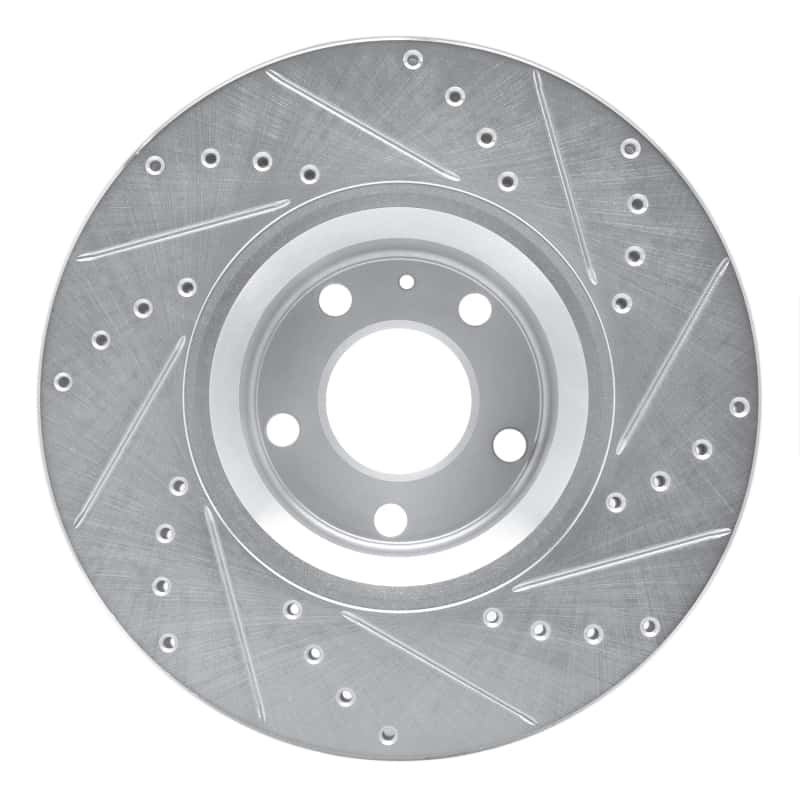 R1 Concepts — R1 05-11 Audi A6 (USA/Canada) Front Left Drilled & Slotted Silver Brake Rotor
R1 Brake Rotor Drill - view 5