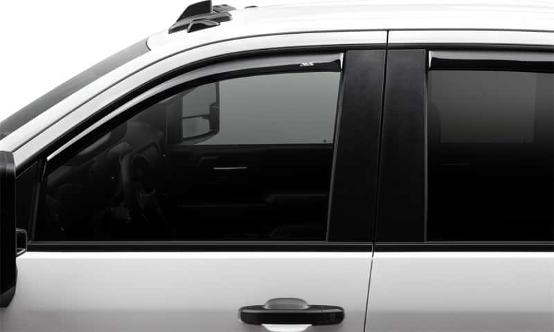 AVS — AVS 2019 Chevrolet Silverado 1500 Crew Cab Pickup Ventvisor In-Channel 4pc - Smoke
IN-CHANNEL VENTVISOR
Side Window Vent - view 9