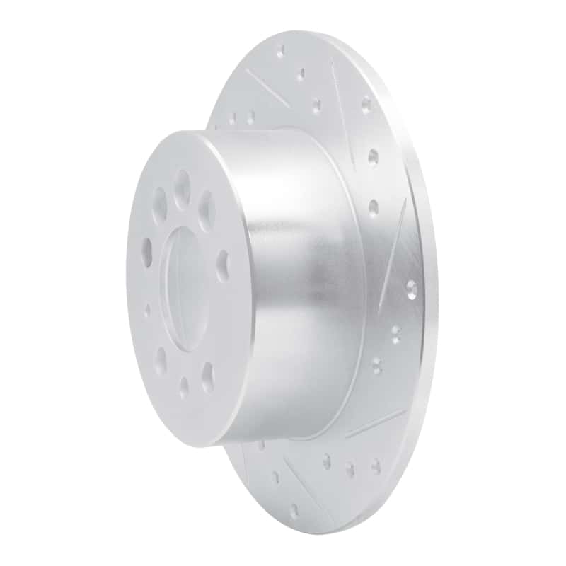 R1 Concepts — R1 1974-1995 Volvo 245 Rear Right Drilled & Slotted Silver Brake Rotor
R1 Brake Rotor Drill - view 2