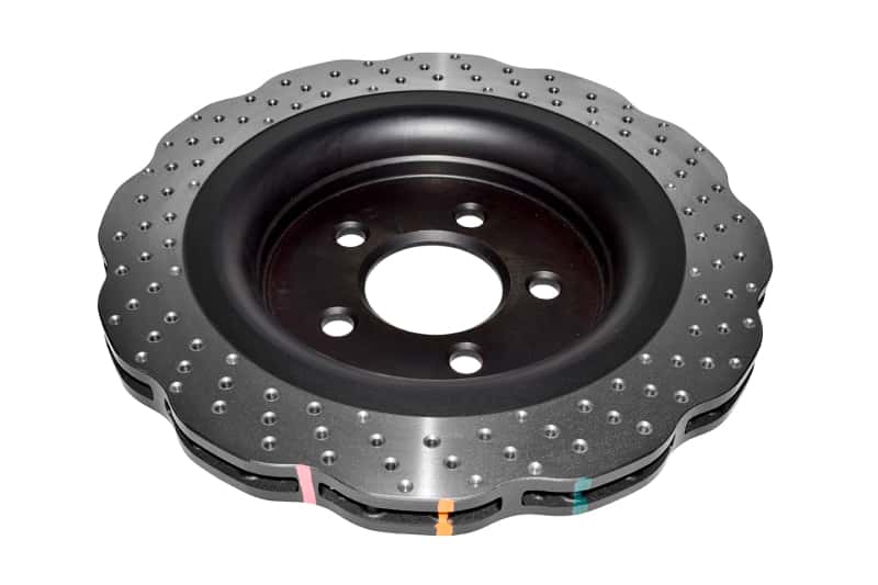 DBA — DBA 15-20 Ford Mustang (w/GT Performance Package) Rear 4000 Series Drilled Wavy Rotor
Brake Rotor
Brake Disc - view 6