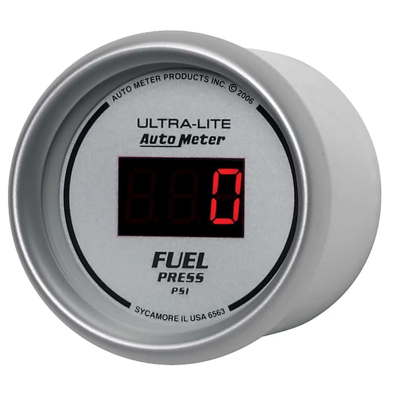 AutoMeter — Autometer Ultra-Lite 52MM 5-100 PSI Digital Fuel Pressure Gauge
2-1/16" FUEL PRESS, - view 3