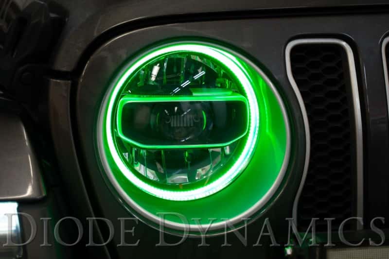 Diode Dynamics — Diode Dynamics 18-21 Jeep JL Wrangler/Gladiator RGBW HD LED Halos - view 3