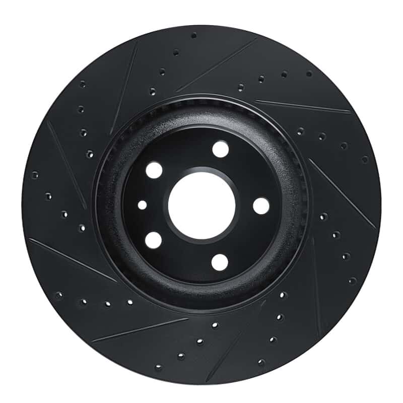 R1 Concepts — R1 13-19 Buick Regal Front Right Drilled & Slotted Black Brake Rotor
R1 Brake Rotor Drill - view 5