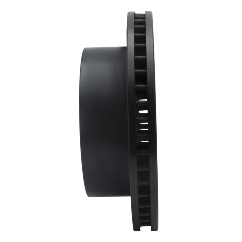 R1 Concepts — R1 00-02 Dodge Ram 3500 Front Left Drilled & Slotted Black Brake Rotor
R1 Brake Rotor Drill - view 3