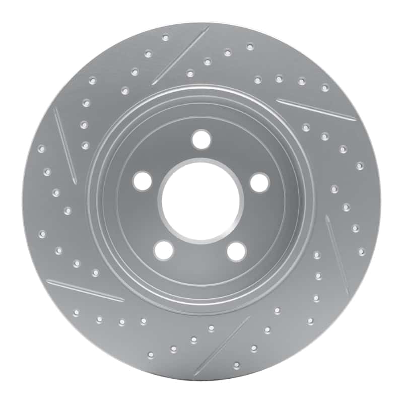 R1 Concepts — R1 08-15 Audi Tt Quattro Rear Right Drilled & Slotted Geo-Carbon Rotor - view 5