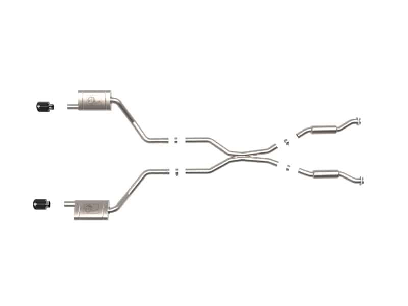 aFe — aFe 11-21 Dodge Durango V6-3.6L / V8-5.7L MACH Force-Xp 304 SS Cat-Back Exhaust System w/ Black Tip
Cat-Back Exhaust - view 2