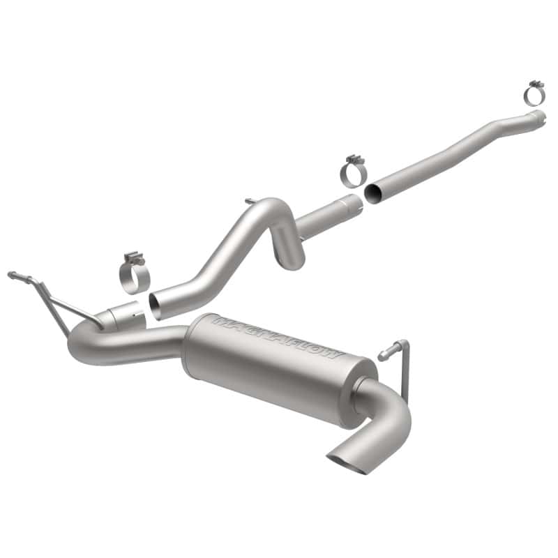 Magnaflow — MagnaFlow 12-14 Jeep Wrangler 4dr Single Straight Rear P/S Exit Stainless C/B Performance Exhaust
Cat-Back - view 31