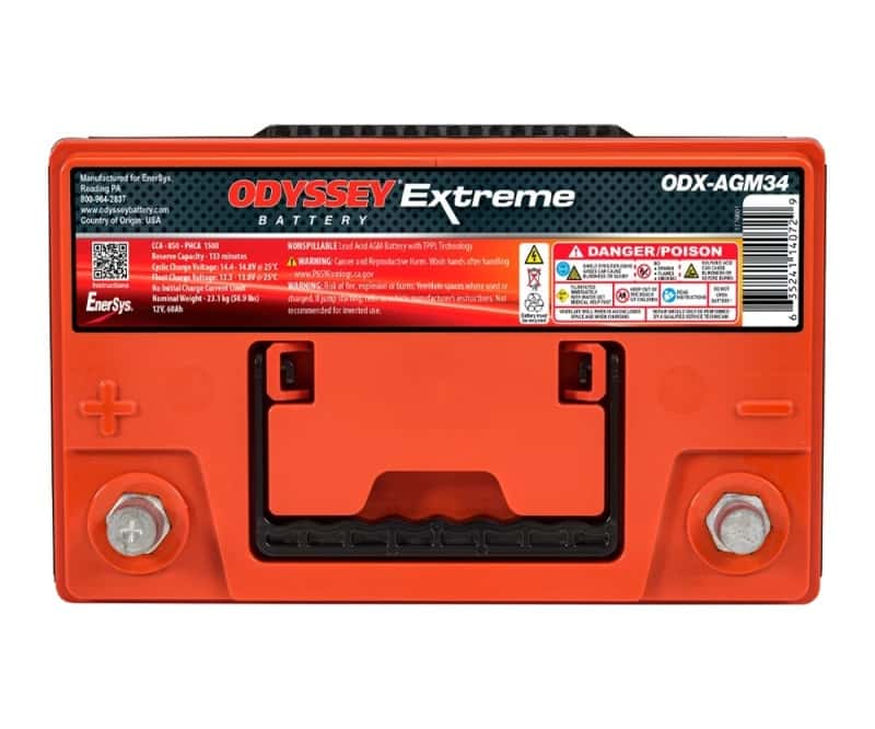 Odyssey Battery — Odyssey Battery Auto/Truck/Heavy Duty & Commercial Extreme AGM Battery (34-PC1500T)
Odyssey ODX-AGM34 - view 3
