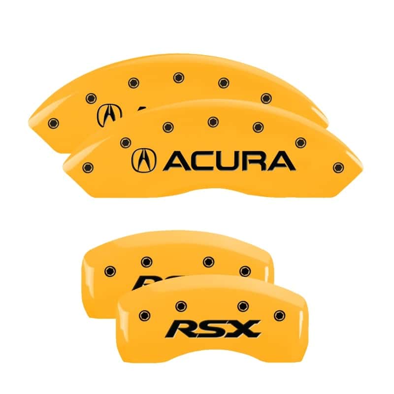 MGP — MGP 4 Caliper Covers Engraved Front Acura Rear RSX Yellow Finish Black Char 2002 Acura RSX
Caliper Covers - view 1