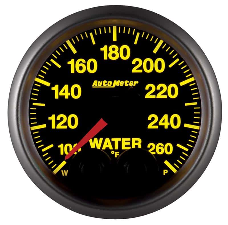 AutoMeter — Autometer Elite 52mm 100-260 Degrees F Water Temperature Peak and Warn Gauge w/ Electronic Control
GA 2" WTEMP 260F ELI - view 10