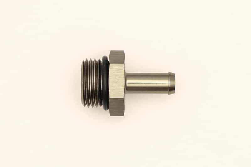 DeatschWerks — DeatschWerks 8AN ORB Male To 5/16in. Male Barb Fitting (Incl. O-Ring) - view 3