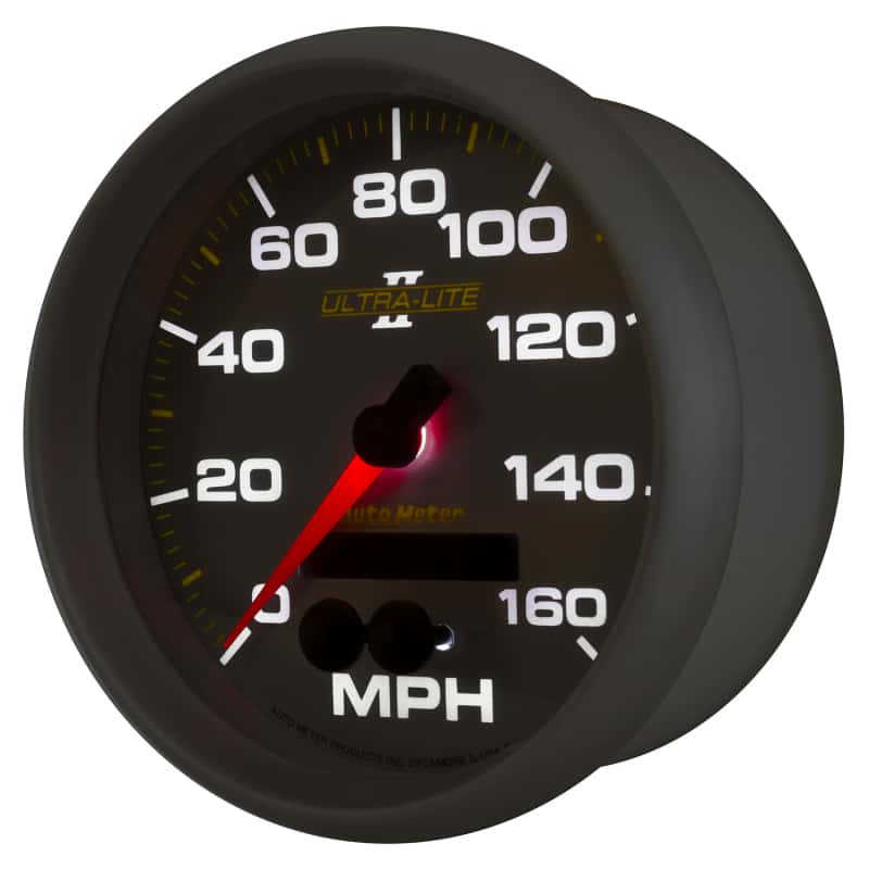 AutoMeter — Autometer Ultra-Lite II 5in 0-140MPH In-Dash Electronic GPS Programmable Speedometer
5" SPEEDO, 160 MPH, - view 9