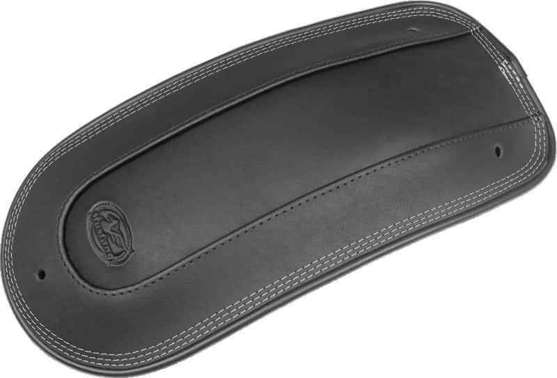 Mustang Motorcycle — Mustang 18-21 Harley Softail Heritage, Deluxe Fender Bib Triple Stitch - Black - view 2