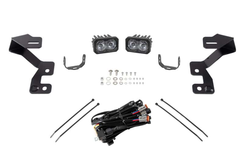 Diode Dynamics — Diode Dynamics 2021 Ford Bronco Sport Stage Series 2in LED Ditch Light Kit - Pro White Combo - view 3