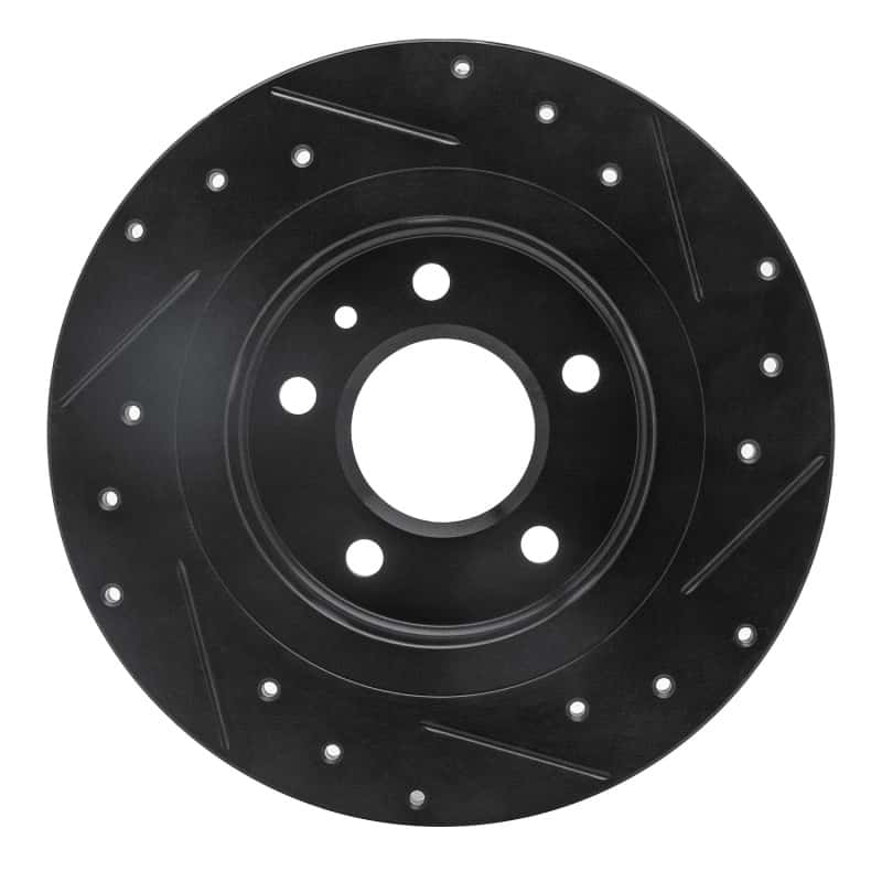 R1 Concepts — R1 11-19 Buick Verano Rear Left Drilled & Slotted Black Brake Rotor
R1 Brake Rotor Drill - view 5