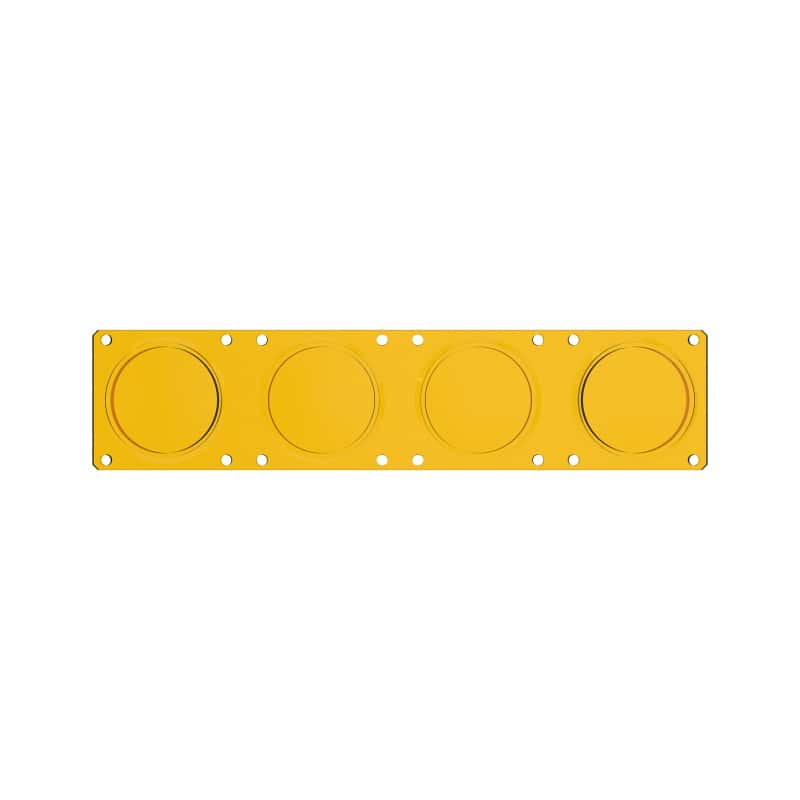 KC HiLiTES — KC HiLiTES FLEX ERA LED Performance Yellow Spot Beam Lens for Light Bars - view 2