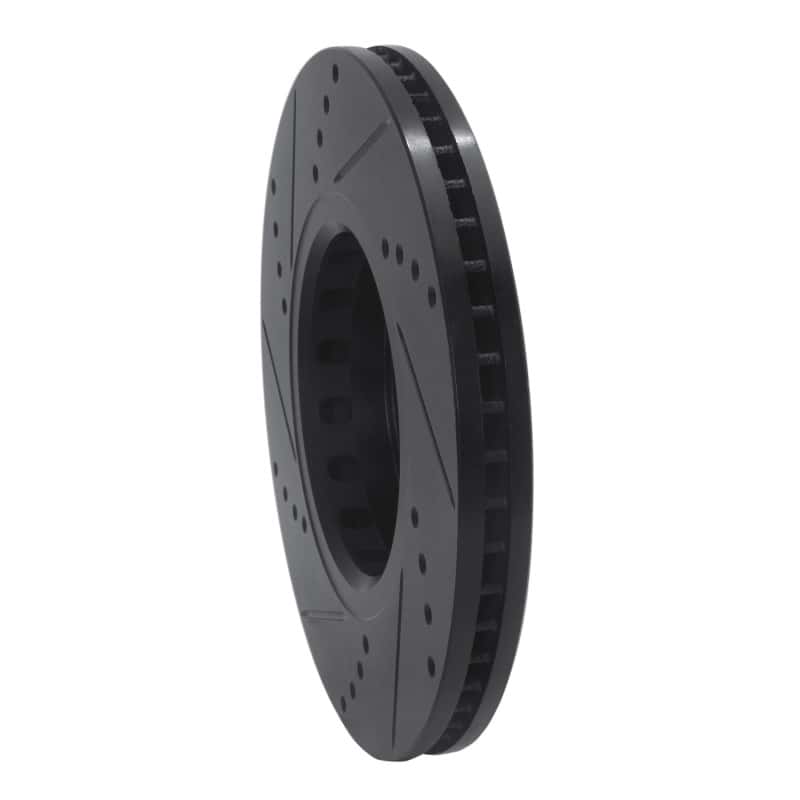 R1 Concepts — R1 16-25 Mazda 6 Front Right Drilled & Slotted Black Brake Rotor
R1 Brake Rotor Drill - view 4