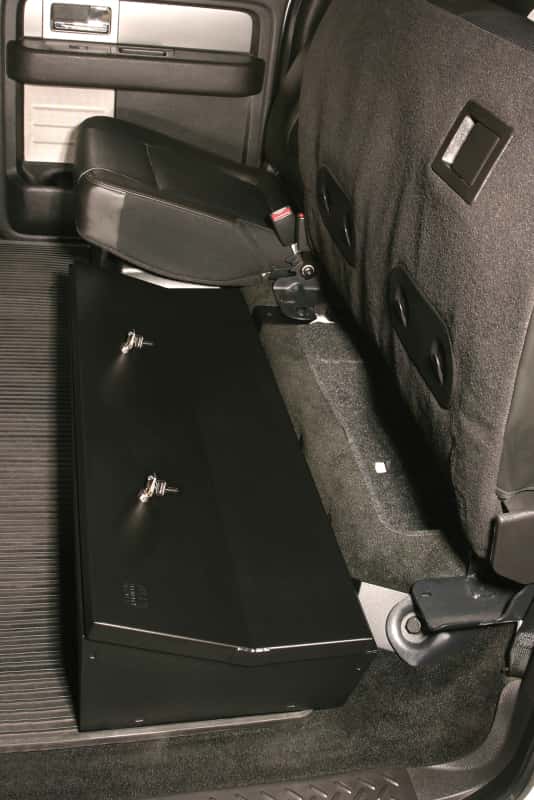 Tuffy Products — Tuffy Ford F150 Supercrew W/ Subwoofer Underseat Lockbox 2/3 Length W/ Keyed Lock For
Lockbox - view 3