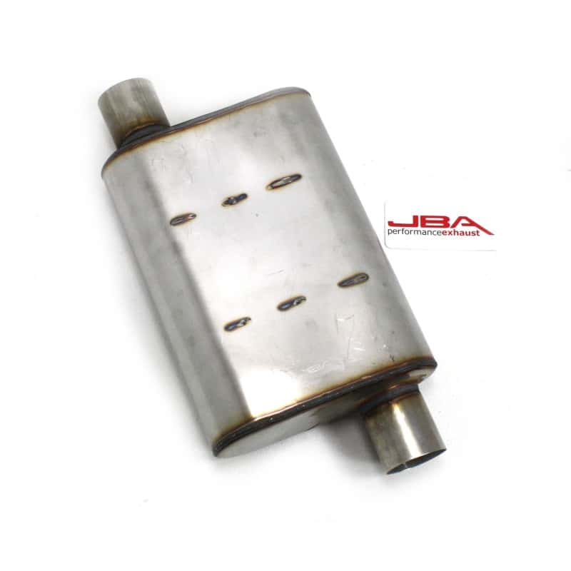 JBA — JBA Universal Chambered Style 304SS Muffler 13x9.75x4 2.5in Inlet Diameter Offset/Offset
Muffler - view 2