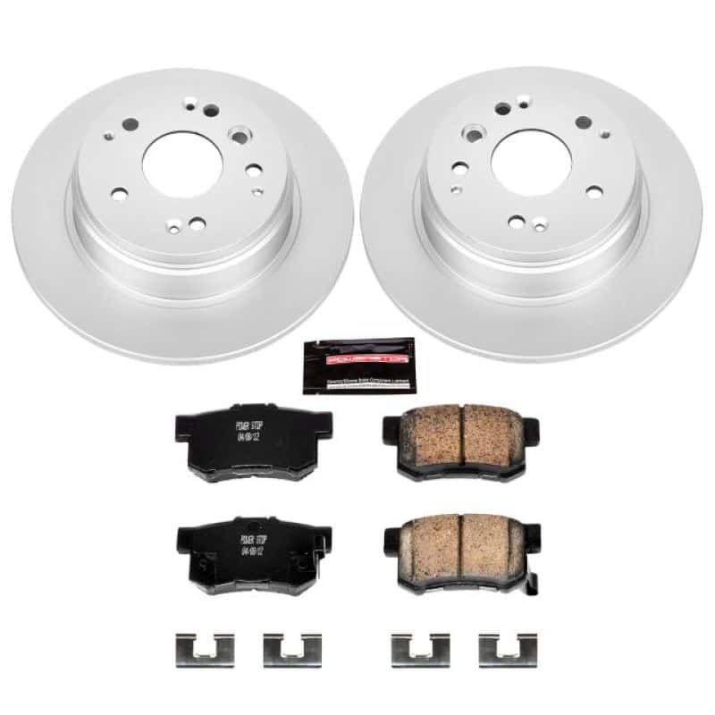 PowerStop — Power Stop 04-08 Acura TL Rear Z17 Evolution Geomet Coated Brake Kit - view 1