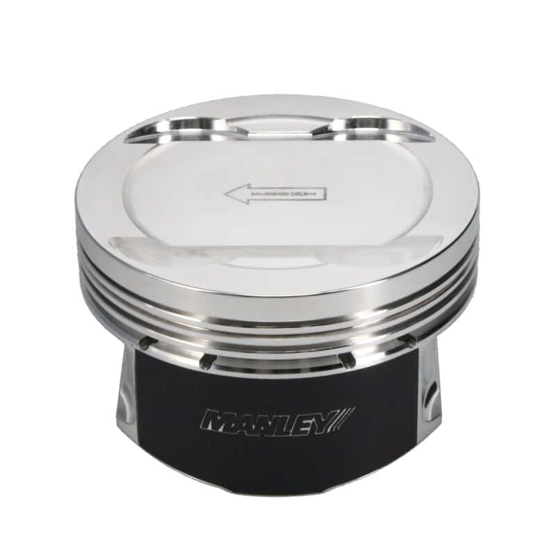 Manley Performance — Manley Ford 3.7L Cyclone V6 3.76in Bore 9.5:1 Comp Ratio -5.0cc Dish Platinum Piston - Single
Piston - view 2