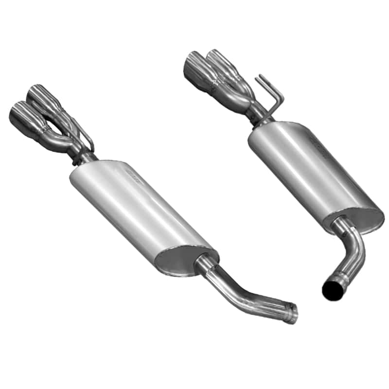 Kooks Headers — Kooks 14 Chevy SS LS3 6.2L OEM 3in Axleback Exhaust. w/and Quad 3in Slash Cut Pol Tips
2-1/2in. Axle-Back
2-1/2" Axle-Back - view 2