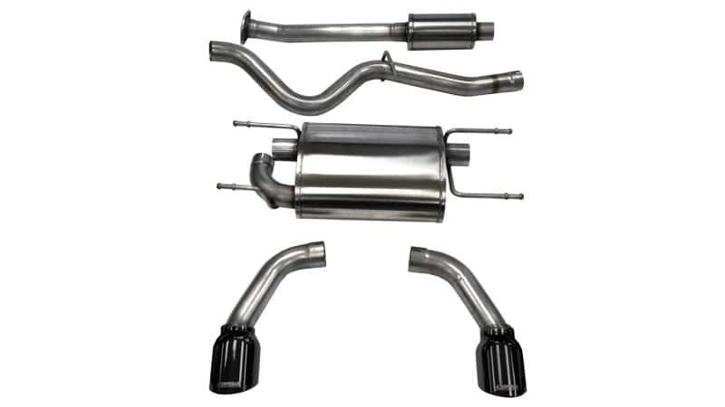 CORSA Performance — Corsa 2012-2025 Scion FRS / Subaru BRZ Black Tip Sport Cat-Back Exhaust
Exhaust - view 1