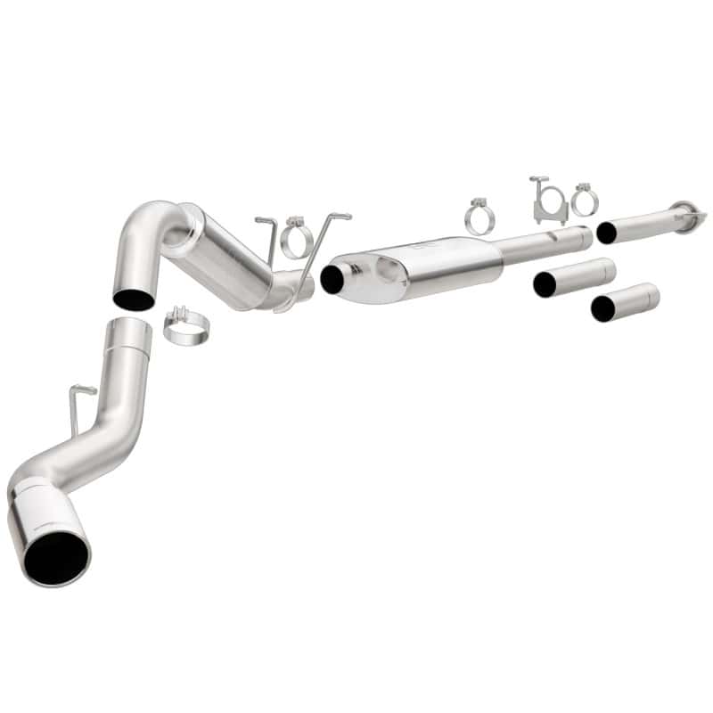 Magnaflow — MagnaFlow Stainless Cat-Back Exhaust 2015 Chevy Silverado 2500HD 6.0L P/S Rear Exit 5in
Cat-Back - view 1