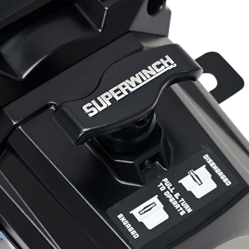 Superwinch — Superwinch 12000 LBS 12V DC 3/8in x 80ft Synthetic Rope SX12SR Winch - Semi Gloss Black
Winch - view 9