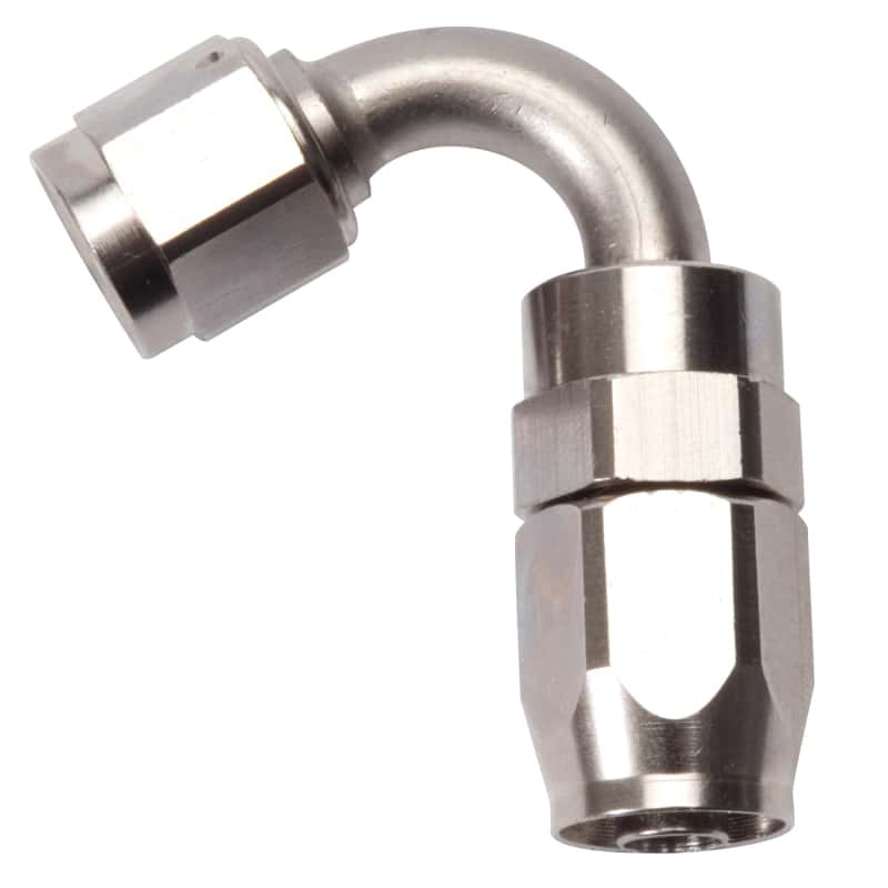 Russell — Russell Performance -6 AN Endura 120 Degree Full Flow Swivel Hose End (With 9/16in Radius)
Hose Fitting - view 2