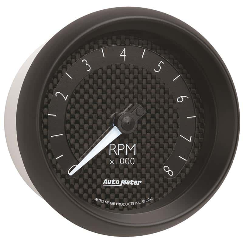 AutoMeter — Autometer GT Series 3-3/8in In Dash 8K RPM Tachometer
3-3/8" TACH, 8,000 R - view 6