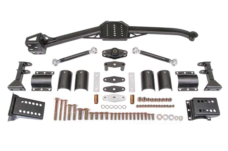 BMR Suspension — BMR 82-92 3rd Gen F-Body Body Mount Watts Link Rod Ends - Black Hammertone - view 1