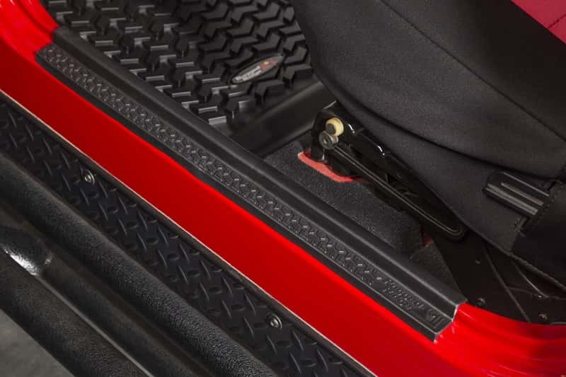 Rugged Ridge — Rugged Ridge 04-06 Jeep Wrangler LJ All Terrain Entry Guard Kit
Door Sill Protector
OFFROAD_INTERIOR - view 5