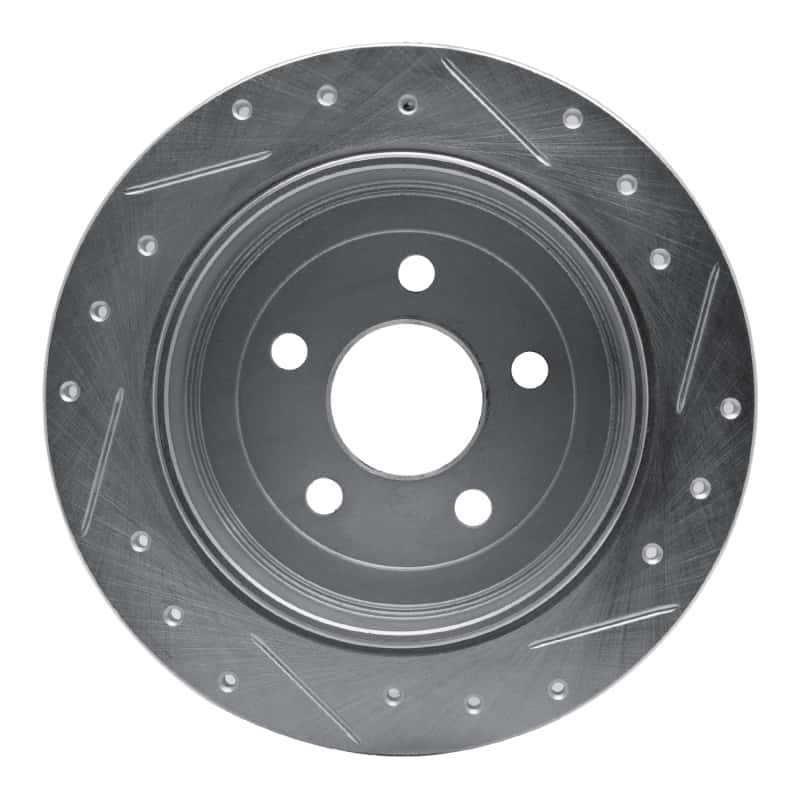 R1 Concepts — R1 95-03 Ford Windstar Rear Left Drilled & Slotted Silver Brake Rotor
R1 Brake Rotor Drill - view 5