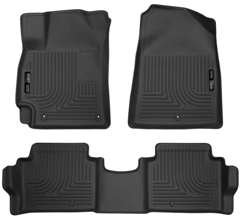 Husky Liners — Husky Liners 2017 Hyundai Elantra Weatherbeater Black Front and Second Row Floor Liners
Floor Liners - view 1