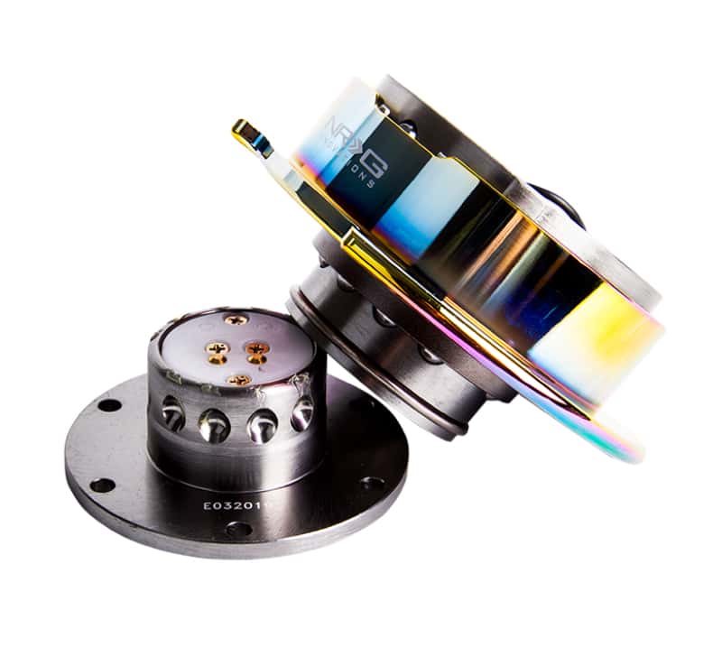 NRG — NRG Quick Release Gen 2.5 - Gunmetal Body / Neochrome Ring - view 2