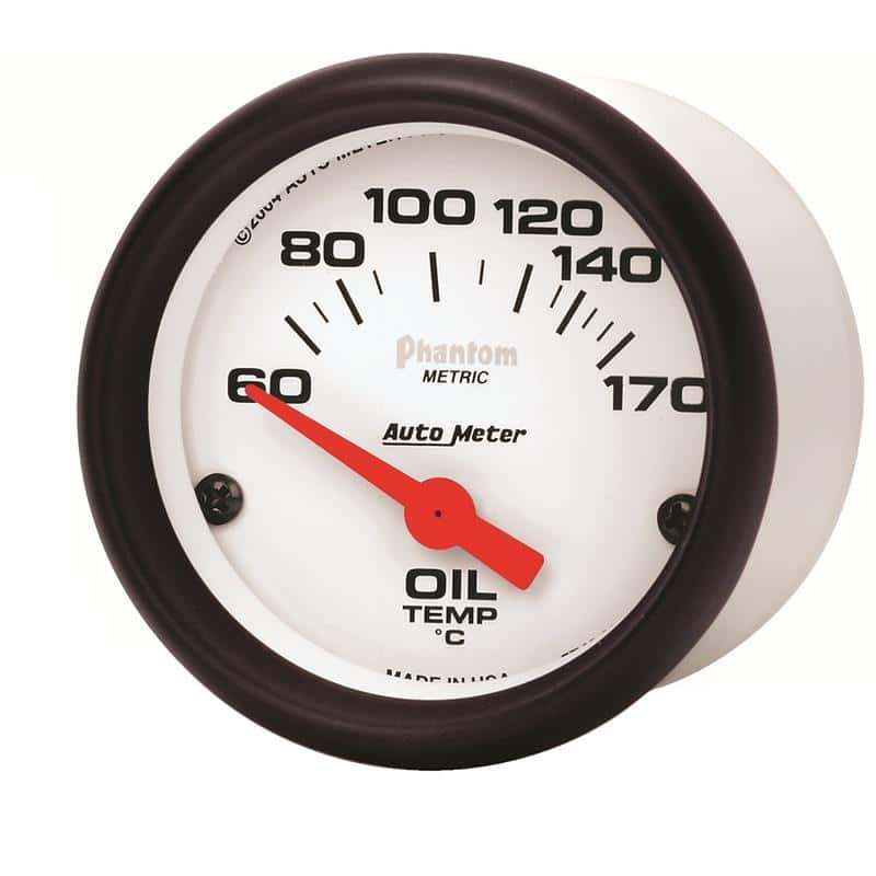 AutoMeter — Autometer Phantom 2-1/16in 60-170 Deg F Electronic Oil Temperature Gauge
2" OIL TEMP, 60-170 - view 3