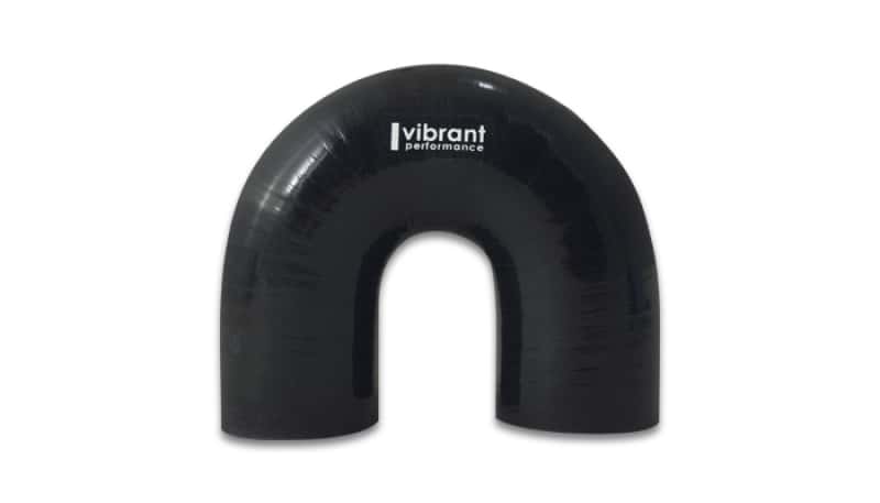 Vibrant — Vibrant 4 Ply Reinforced Silicone Elbow Connector - 3in ID x 4.25in Leg 180 Deg Elbow (BLACK)
3"ID180DegSilHoseBlk
Hose Coupler - view 1