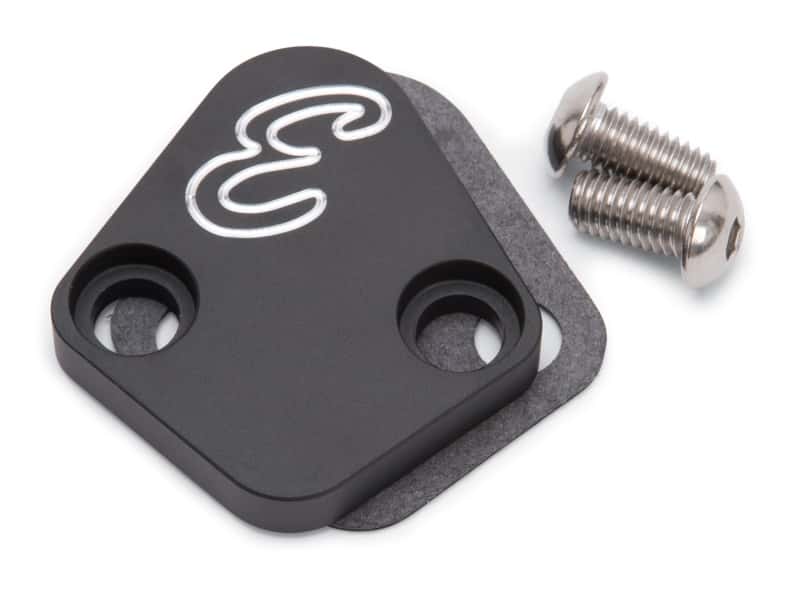 Edelbrock — Edelbrock Fuel Pump Block-Off Plate BBC Billet Aluminum
KIT PARTS - view 2