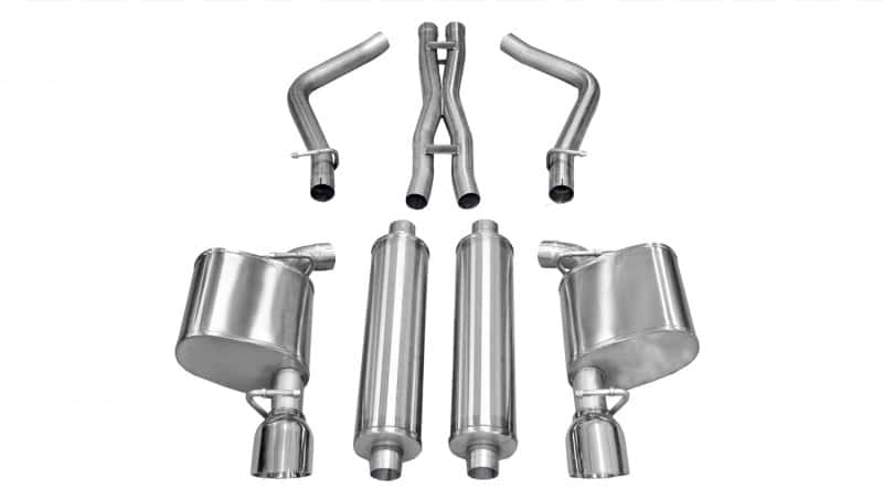 CORSA Performance — Corsa 2011-2014 Chrysler 300 R/T 5.7L V8 Polished Xtreme Cat-Back Exhaust
Exhaust - view 4