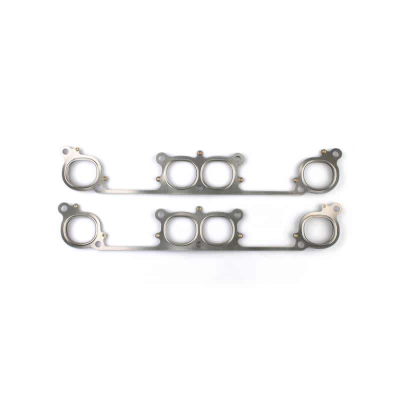 Cometic Gasket — Cometic Chevy Gen-1 Small Block V8 .030in MLS Exhaust Manifold Gasket Set - Brodix/All Pro (7 Bolt)
Exhaust Gasket Set - view 1