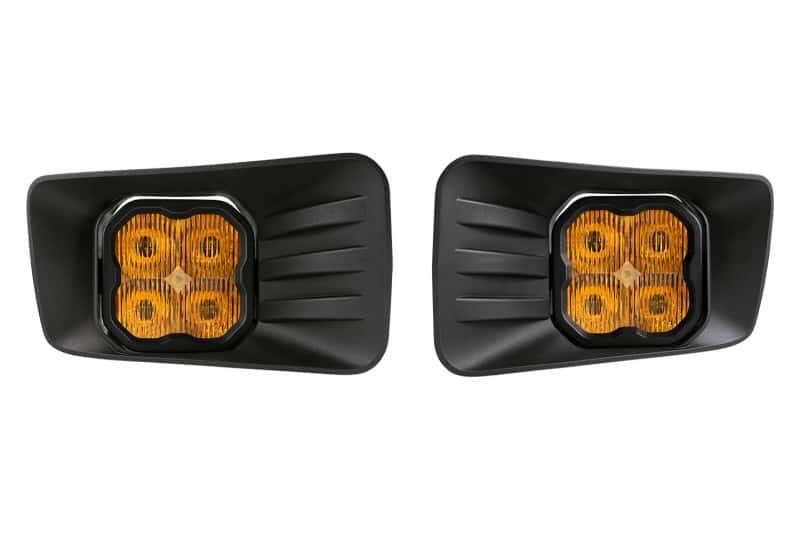 Diode Dynamics — Diode Dynamics SS3 Type CH LED Fog Light Kit Max ABL - Yellow SAE Fog - view 1