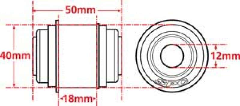 SPC Performance — SPC Performance xAxis Sealed Flex Joint for Mustang Cobra
CROSSAXIS JOINT
XAXIS JOINT - view 3