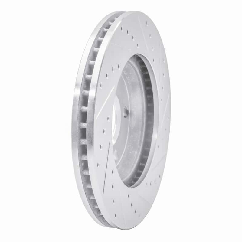 R1 Concepts — R1 05-05 Buick Park Avenue Front Left Drilled & Slotted Silver Brake Rotor
R1 Brake Rotor Drill - view 4