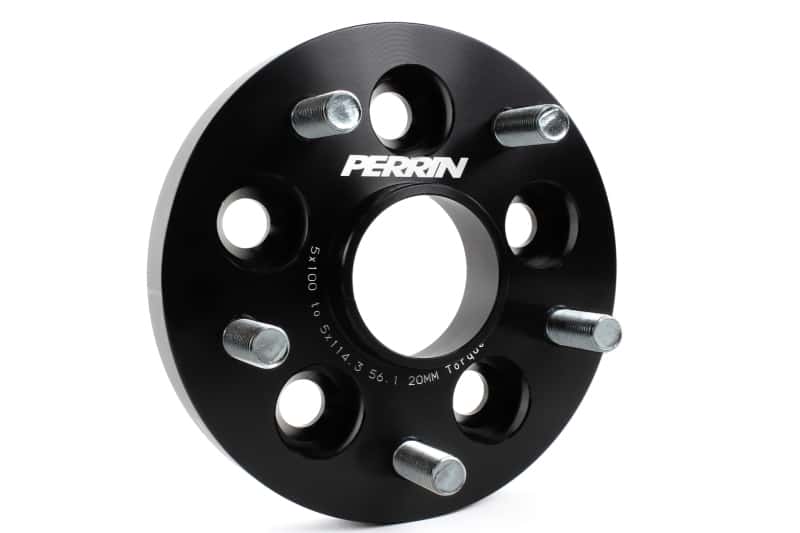 Perrin Performance — PERRIN Subaru/Toyota/Scion 20mm Wheel Adapter (Bolt-On Type) 5x100 to 5x114.3 w/56mm Hub - Pair
paPSP-WHL-220BK - view 4