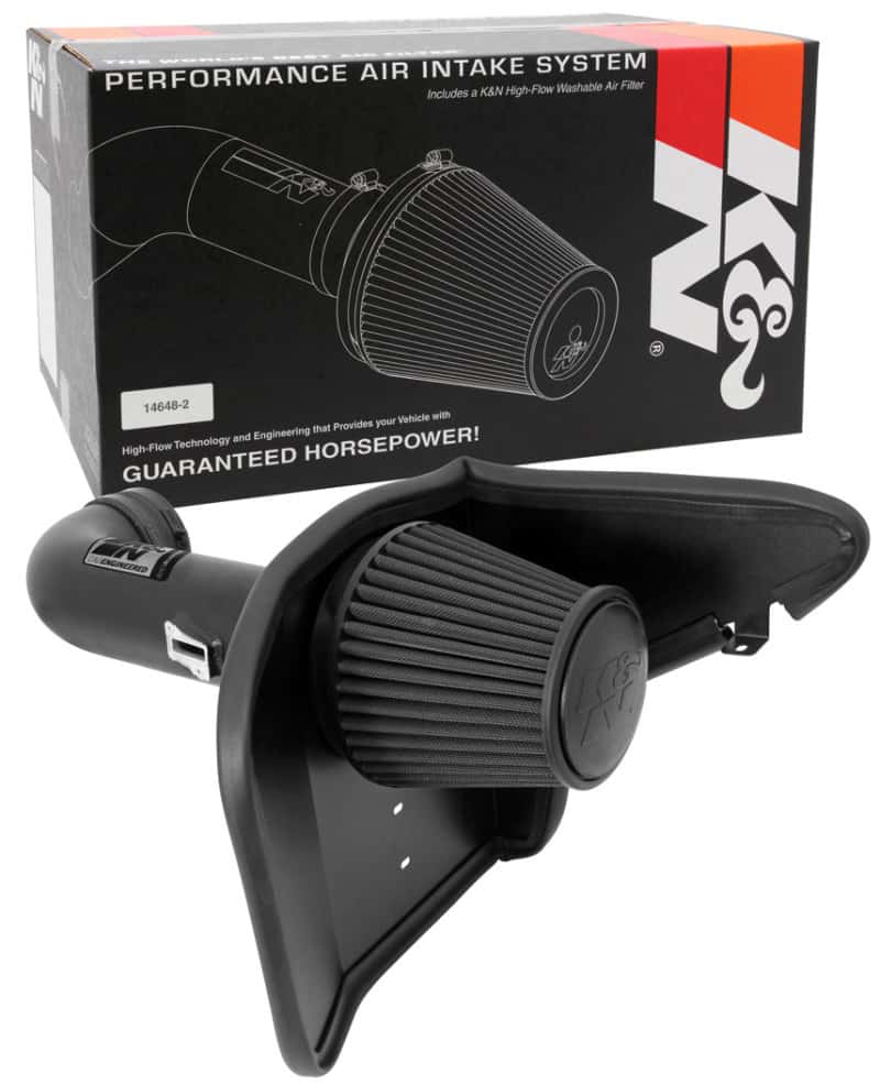 K&N Engineering — K&N 10-13 Chevy Camaro 6.2L V8 Black Performance Intake Kit
Performance Air Inta
Air Intake System - view 11