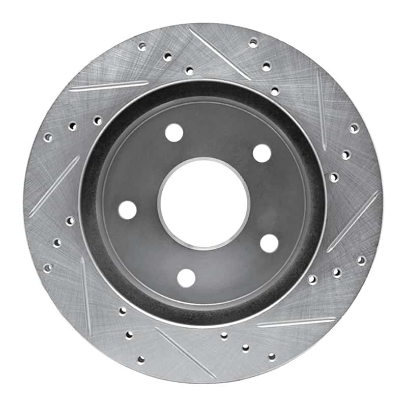 R1 Concepts — R1 00-01 Dodge Ram 1500 Pickup Front Left Drilled & Slotted Silver Brake Rotor
R1 Brake Rotor Drill - view 5