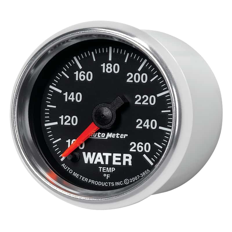 AutoMeter — Autometer GS 100-260 degree Electronic Water Temperature Gauge
2-1/16" WATER TEMP, - view 7
